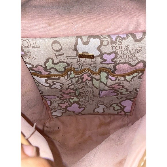 TOUS‎ Kaos Icon Feminine Beige multicolored Leather Backpack Pre Own Puzzle Y2K main image 13